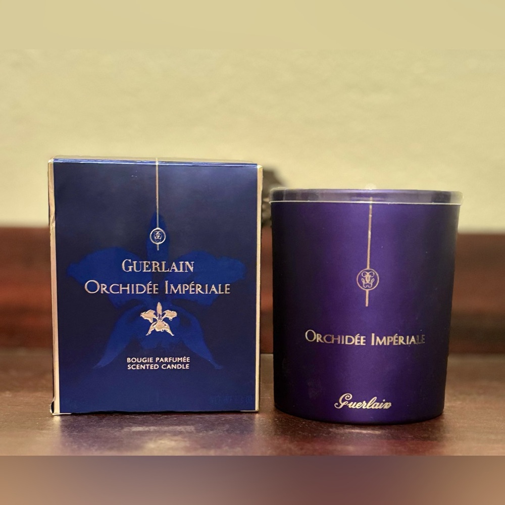 ORCHIDEE IMPERIALE Bougie Parfumee Aromatic Candle 6.3 oz New Old Stock